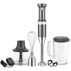 KitchenAid 5KHBBV83EMS Artisan Sladdlös Stavmixer, Medaljong Silver