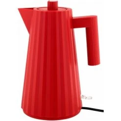 Alessi MDL06 Plissé Vattenkokare 1,7 Liter, Röd