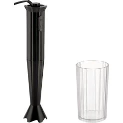 Alessi MDL10 Plissé Stavmixer, Svart