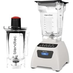 Blendtec Blender Classic 575 Polar White Med Twister Jar Kanna