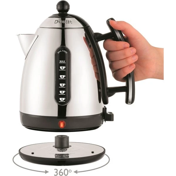 Dualit Vattenkokare Kanna 1,5 Liter Rostfri Svart - Bild 3