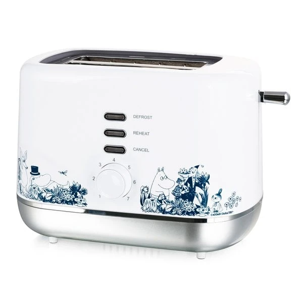 Emerio Mumin Brödrost, 2 Skivor, Vit