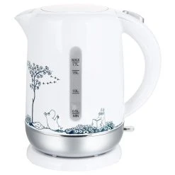 Emerio Mumin Vattenkokare, 1,7 Liter, Vit