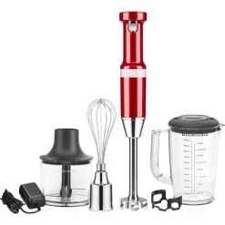 KitchenAid 5KHBBV83ECA Artisan Sladdlös Stavmixer, Äppelröd