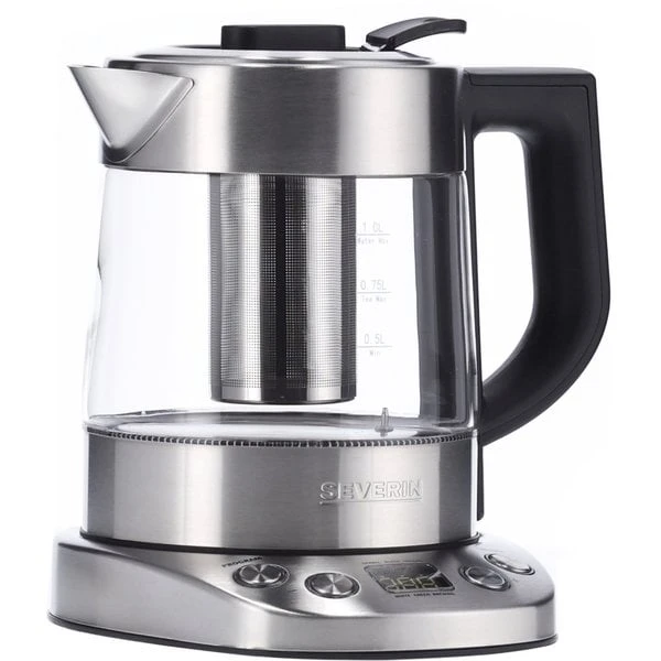 Severin Deluxe Tekokare/vattenkokare, 1 Liter